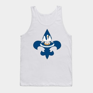 Louisiana Fleur De Lis Tank Top